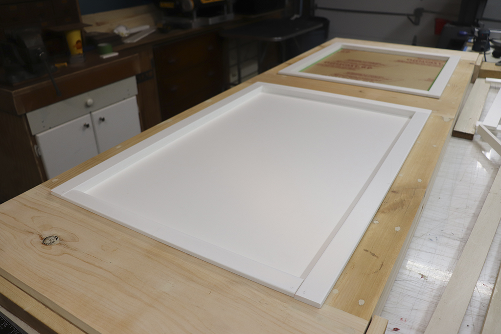 Custom tool shed door