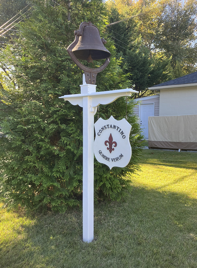 Bell Post Sign