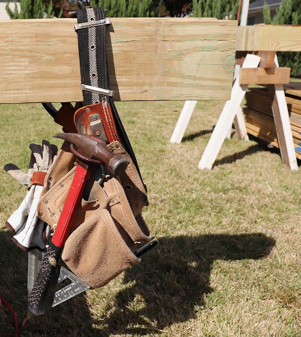 Tool Belt with tools